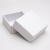 коробка самосборная гофро "крышка-дно" (14.5x14.5x6 см) цвет белый