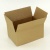 коробка четырехклапанная (20.5x14x10 см) цвет бурый