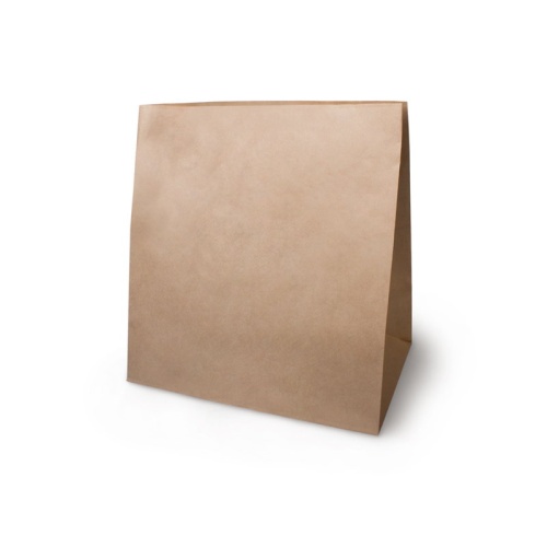 бумажный крафт пакет с прямоугольным дном 10 шт (320x200x340 мм) цвет бурый