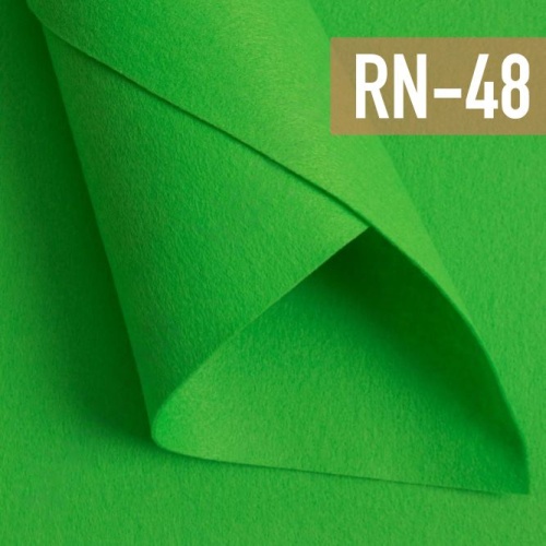фетр мягкий корейский 1 мм rn-48 (33x53 см) цвет травяной