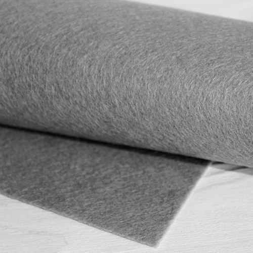 полушерстяной испанский фетр 1 мм 203/3 (30x45 см) цвет серый