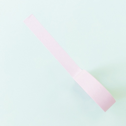 клейкая лента однотонная (скотч бумажный) 1.5 см x 10 м цвет розовый