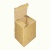 коробка самосборная гофро (10х8х15 см) цвет бурый