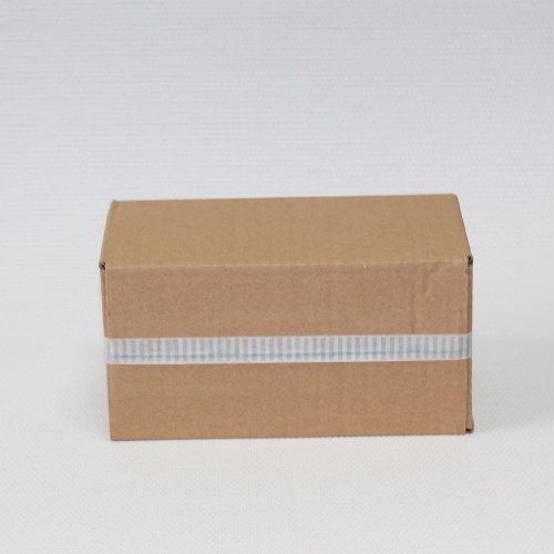 коробка четырехклапанная (20x10x10 см) цвет бурый