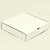 Коробка самосборная гофро (25х25х4.5 см) цвет белый