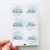 набор бумажных наклеек "ручная работа" (4 см) 6 шт цвет голубой