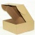коробка самосборная гофро (24х24х10 см) цвет бурый
