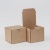 коробка самосборная гофро ( 9х9х8 см) цвет бурый