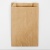 бумажный крафт пакет с плоским дном 10 шт (22x14x6 см) цвет бурый