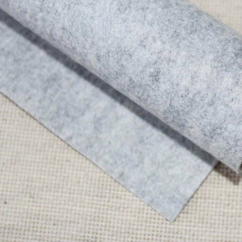 фетр мягкий корейский 1 мм rn-03 (33x53 см) цвет серый меланж