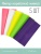 набор из мягкого корейского фетра "диско" 5 цветов (27x30 см) цвет ассорти
