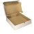 коробка самосборная гофро (29х28х8 см) цвет белый