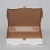 коробка самосборная гофро (23х23х4 см) цвет белый