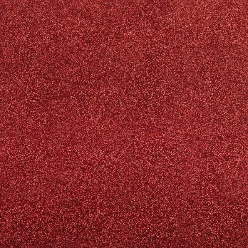 фетр жесткий корейский блестящий (27x35 см) цвет красный