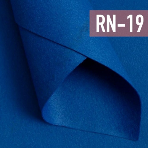 фетр мягкий корейский 1 мм rn-19 (33x53 см) цвет синий