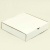 коробка самосборная гофро (25х25х4.5 см) цвет белый