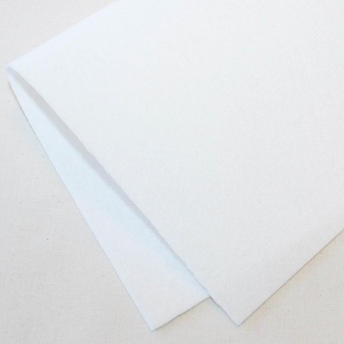 фетр жесткий корейский 1.2 мм 802 (33x53 см) цвет грязно-белый