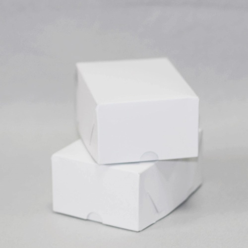 коробка самосборная гофро "крышка-дно" (14.5x10.5x6.5 см) цвет белый