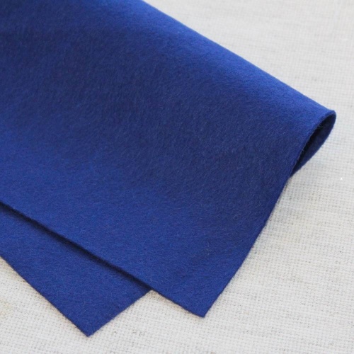 Полушерстяной испанский фетр 1.1 мм 228 (30x45 см) цвет сине-фиолетовый