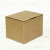 коробка самосборная гофро (11.7х9.7х9.0 см) цвет бурый