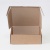 коробка самосборная гофро (20х17х7 см) цвет бурый