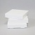 Коробка самосборная гофро (20х20х4 см) цвет белый 2