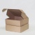 коробка самосборная гофро (24х23х8 см) цвет бурый