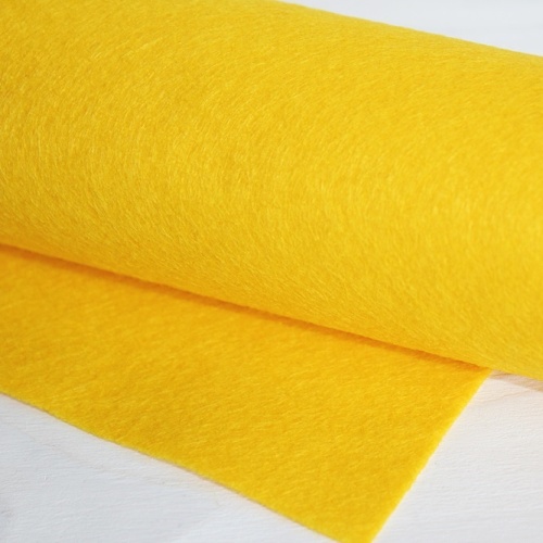 полушерстяной испанский фетр 1 мм 206/6 (30x45 см) цвет желтый