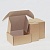 Коробка самосборная гофро (20х20х10 см) цвет бурый (3)